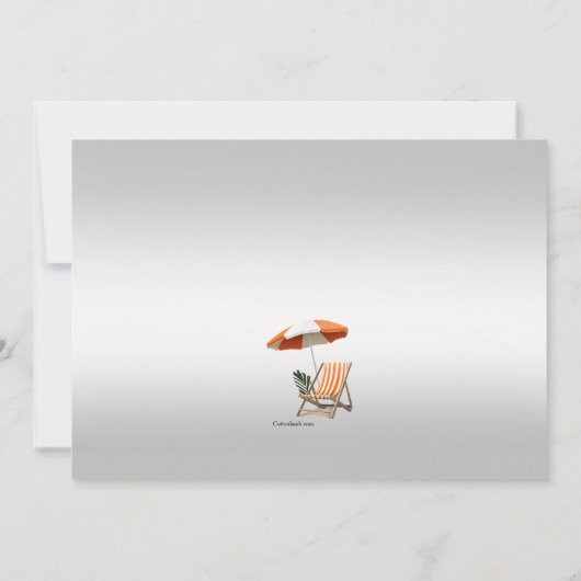 Einladung von Summer Vibes (Rückseite)