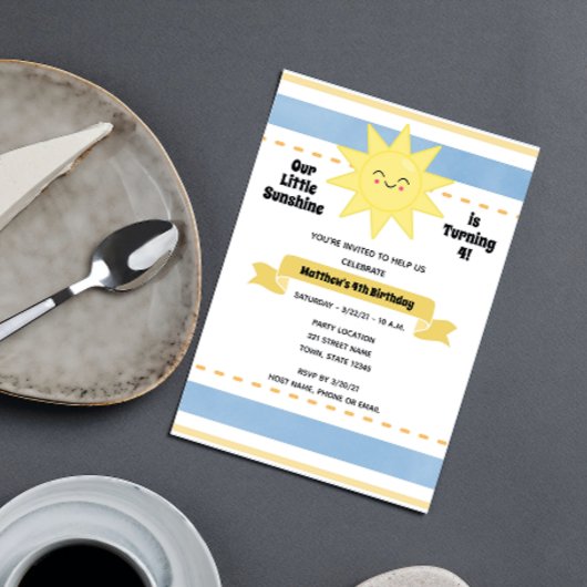 Einladung von Sun Birthday