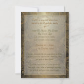 Einladung von Sun und Moon Pagan Wheel Medium (Rückseite)