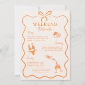 Einladung von Sun und Spritz Junggeselinnen-Abschi (Rückseite)