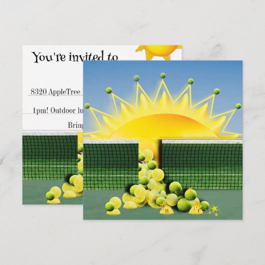 EINLADUNG VON SUNSHINE MATCH (Vorne/Hinten)