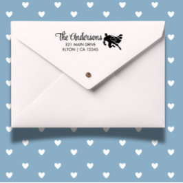 Einladung von Superheldin Birthday Permastempel