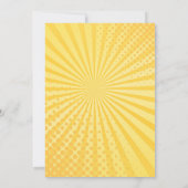 Einladung von Superhero zum 2. Geburtstag (Rückseite)