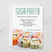 Einladung von Sushi (Vorderseite)