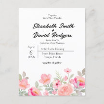 Einladung von Süßfloralblumen