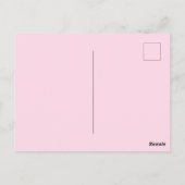 Einladung von Süßfloralblumen Postkarte (Rückseite)