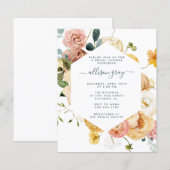 Einladung von Sutton Bridal Duwer (Vorne/Hinten)