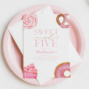 Einladung von Sweet and Five Birthday