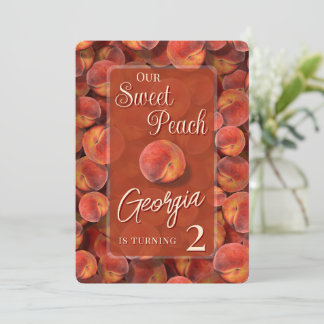 Einladung von Sweet Peach zum Geburtstag