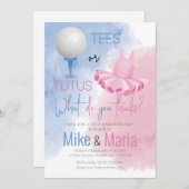 Einladung von T-Shirts oder Tutus (Vorne/Hinten)