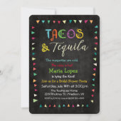 Einladung von Tacos und Tequila Bridal (Vorderseite)