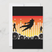 Einladung von Tänzern und Lautsprecher (Vorderseite)