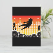 Einladung von Tänzern und Lautsprecher (Stehend Vorderseite)