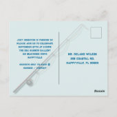 Einladung von Tarpon Fishing Erwachsenen Geburtsta Postkarte (Rückseite)