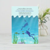 Einladung von Tauchern (Stehend Vorderseite)