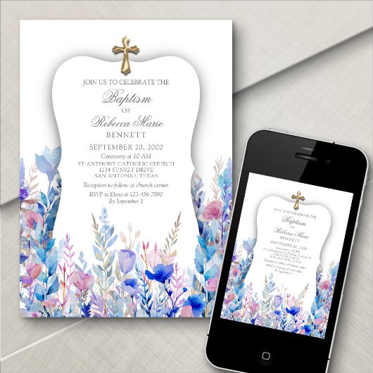 Einladung von Taufermädchen