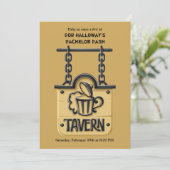 Einladung von Tavern Sign (Stehend Vorderseite)