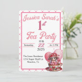 Einladung von Teacup-Süssen (Stehend Vorderseite)