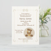 Einladung von Teddy Bear (Stehend Vorderseite)