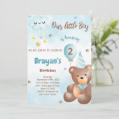 Einladung von Teddy Bear (Stehend Vorderseite)