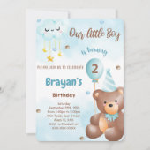 Einladung von Teddy Bear (Vorderseite)