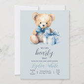 Einladung von Teddy Bear Baby Shower kann frühzeit (Vorderseite)