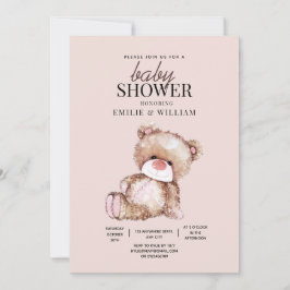 Einladung von Teddy Bear Baby Shower kann frühzeit