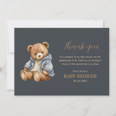 Einladung von Teddy Bear Baby Shower kann frühzeit (Vorderseite)