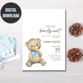 Einladung von Teddy Bear Baby Shower kann frühzeit