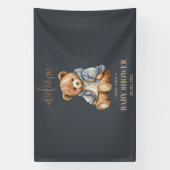 Einladung von Teddy Bear Baby Shower kann frühzeit Banner (Vertikal)