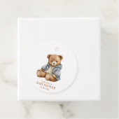 Einladung von Teddy Bear Baby Shower kann frühzeit Geschenkanhänger (Beispiel)