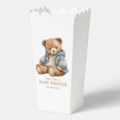 Einladung von Teddy Bear Baby Shower kann frühzeit Geschenkschachtel (Rückseite)