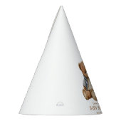 Einladung von Teddy Bear Baby Shower kann frühzeit Partyhütchen (Links)