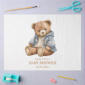 Einladung von Teddy Bear Baby Shower kann frühzeit Seidenpapier (Basteln)