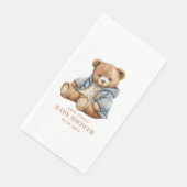 Einladung von Teddy Bear Baby Shower kann frühzeit Serviette (Ecke)