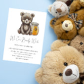 Einladung von Teddy Bearly Wait Baby Shower