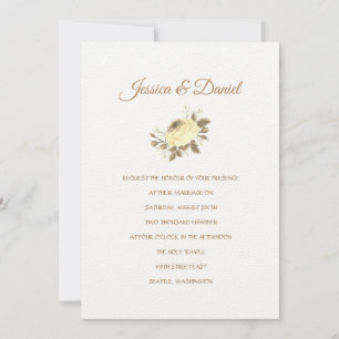 Einladung von Temple Wedding