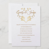 Einladung von Temple Wedding (Vorderseite)