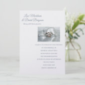 Einladung von Temple Wedding (Stehend Vorderseite)