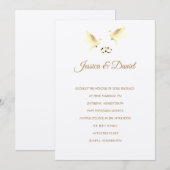 Einladung von Temple Wedding (Vorne/Hinten)
