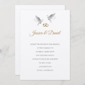 Einladung von Temple Wedding (Vorne/Hinten)