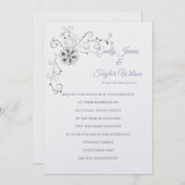 Einladung von Temple Wedding (Vorne/Hinten)