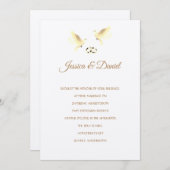 Einladung von Temple Wedding (Vorne/Hinten)