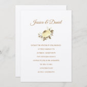 Einladung von Temple Wedding (Vorne/Hinten)