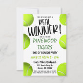 Einladung von Tennis (Vorderseite)