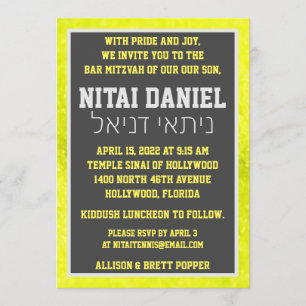 Einladung von Tennis Fuzzies