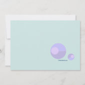 Einladung von Tennis Kid (Rückseite)