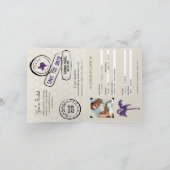 Einladung von Texas Wedding Passport (Innenseite)