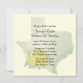 Einladung von Texas Yellow Rose (Vorderseite)