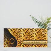 Einladung von Tierdrucken (Stehend Vorderseite)